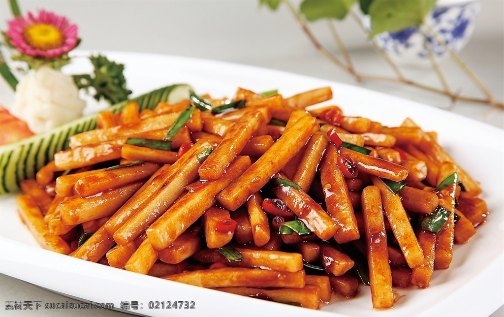 韭香山药 美食 传统美食 餐饮美食 高清菜谱用图