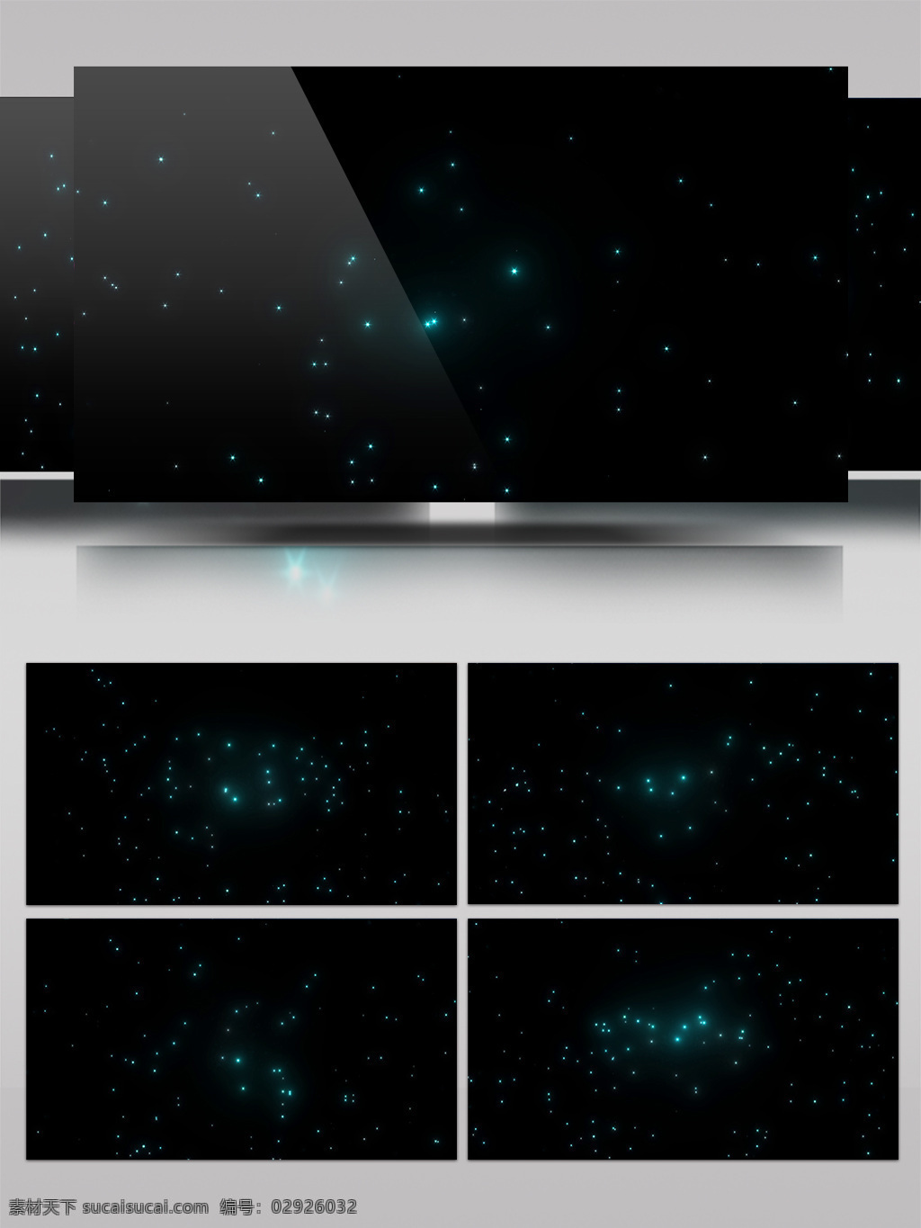 蓝色 星系 神秘 浩瀚 宇宙 粒子 背景 视频 3d led 表演 穿梭 全息 太空 投影 晚会 舞台 星光