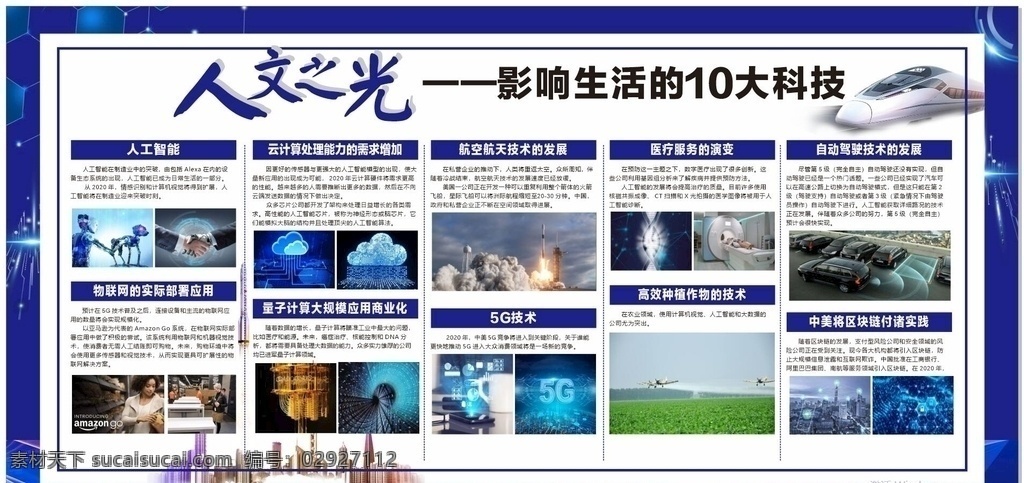 中国 十大 黑 科技 中国十大科技 十大黑科技 科技展板 科技成果展示 现代十大科技 科技蓝展板