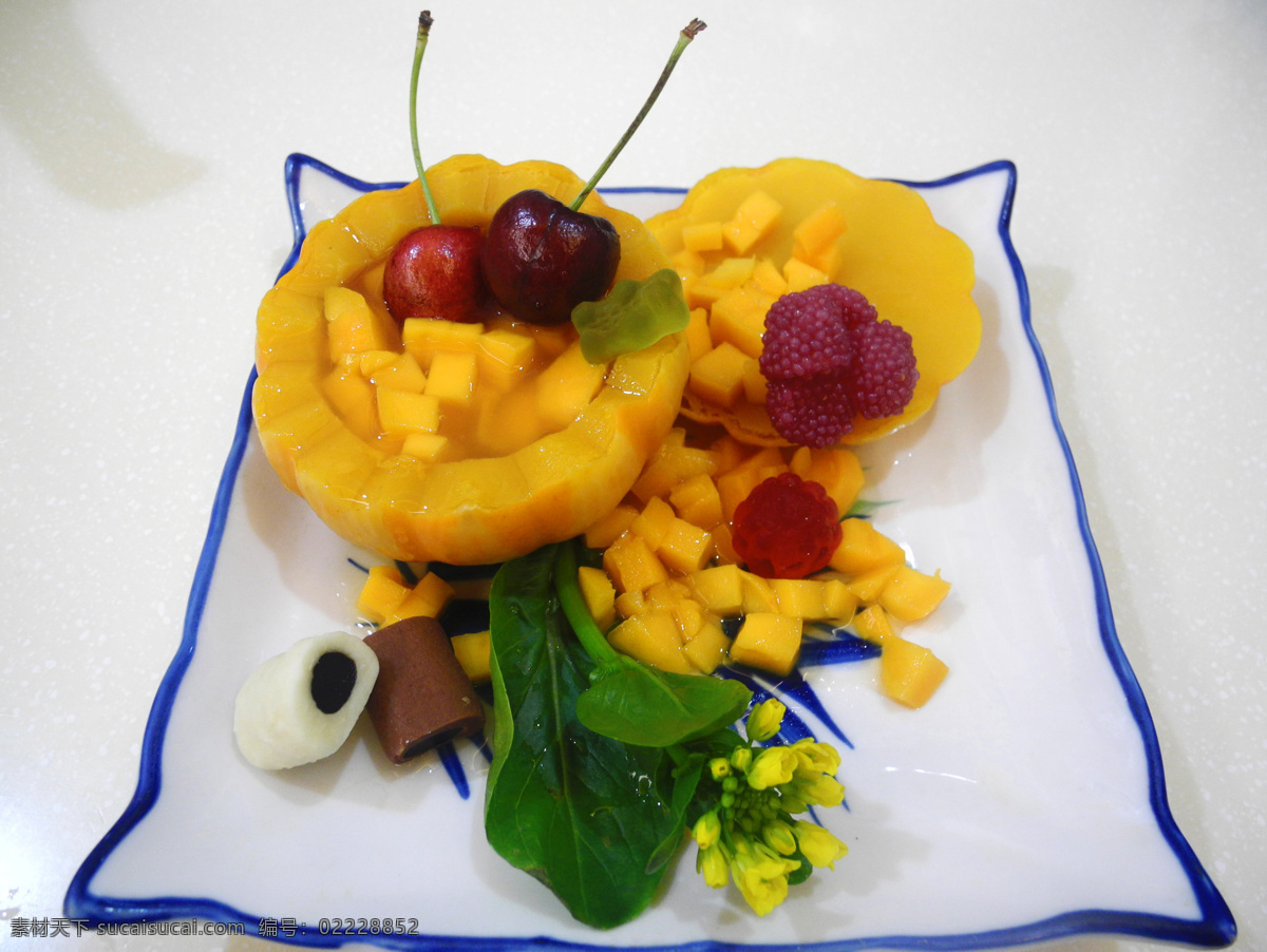 私房菜 特色粤菜 芒果冬瓜盅 色泽艳丽 味道鲜美 中华美食 传统美食 餐饮美食
