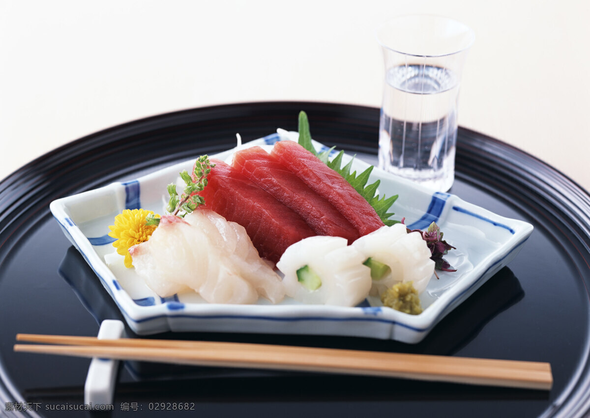 日本料理 日本 料理 鱼 鱼肉 鱼生 盘子 美食 餐饮美食 摄影图库