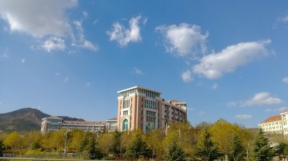 中国 海洋 大学 校园 海大 风景 秋天 自然景观 自然风景