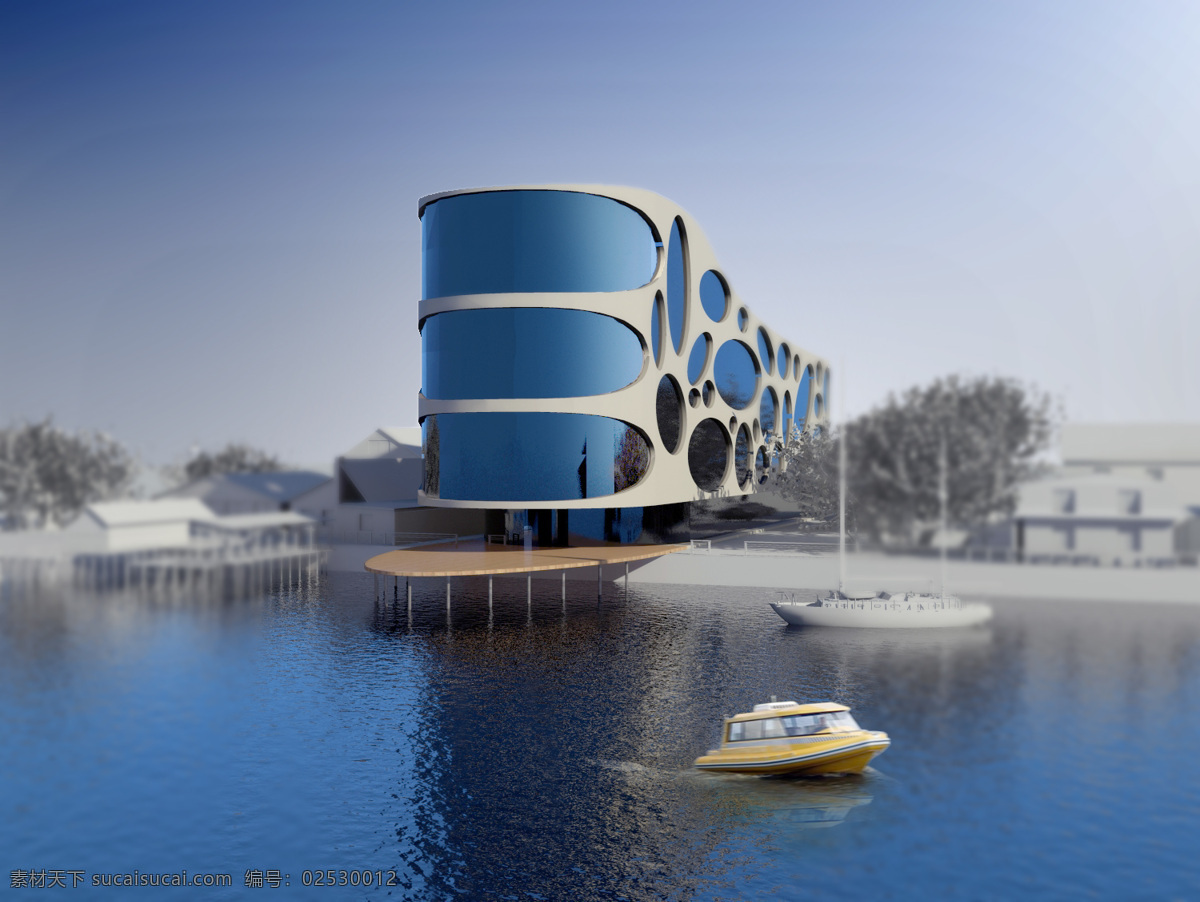 酒店 草图 建筑 室内设计 3d模型素材 建筑模型
