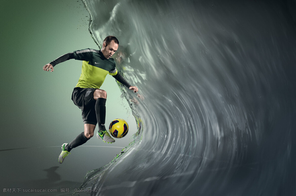 nike 广告宣传 平面广告 体育运动 文化艺术 足球 系列 平面 足球鞋 伊涅斯塔 矢量图 日常生活