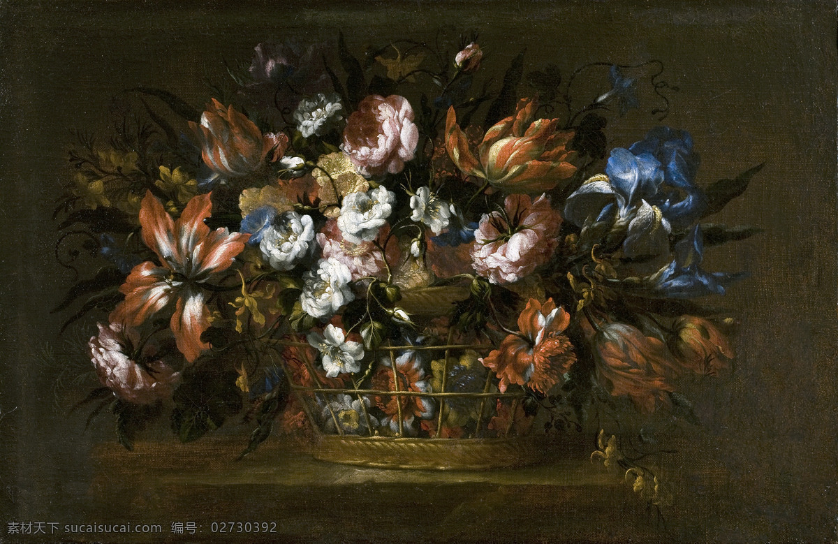 century 大师 画家 宗教 绘画 教会 油画 人物肖像 装饰画 canastillo un en florero bartolome perez 人物 高清 西方 国外 现代