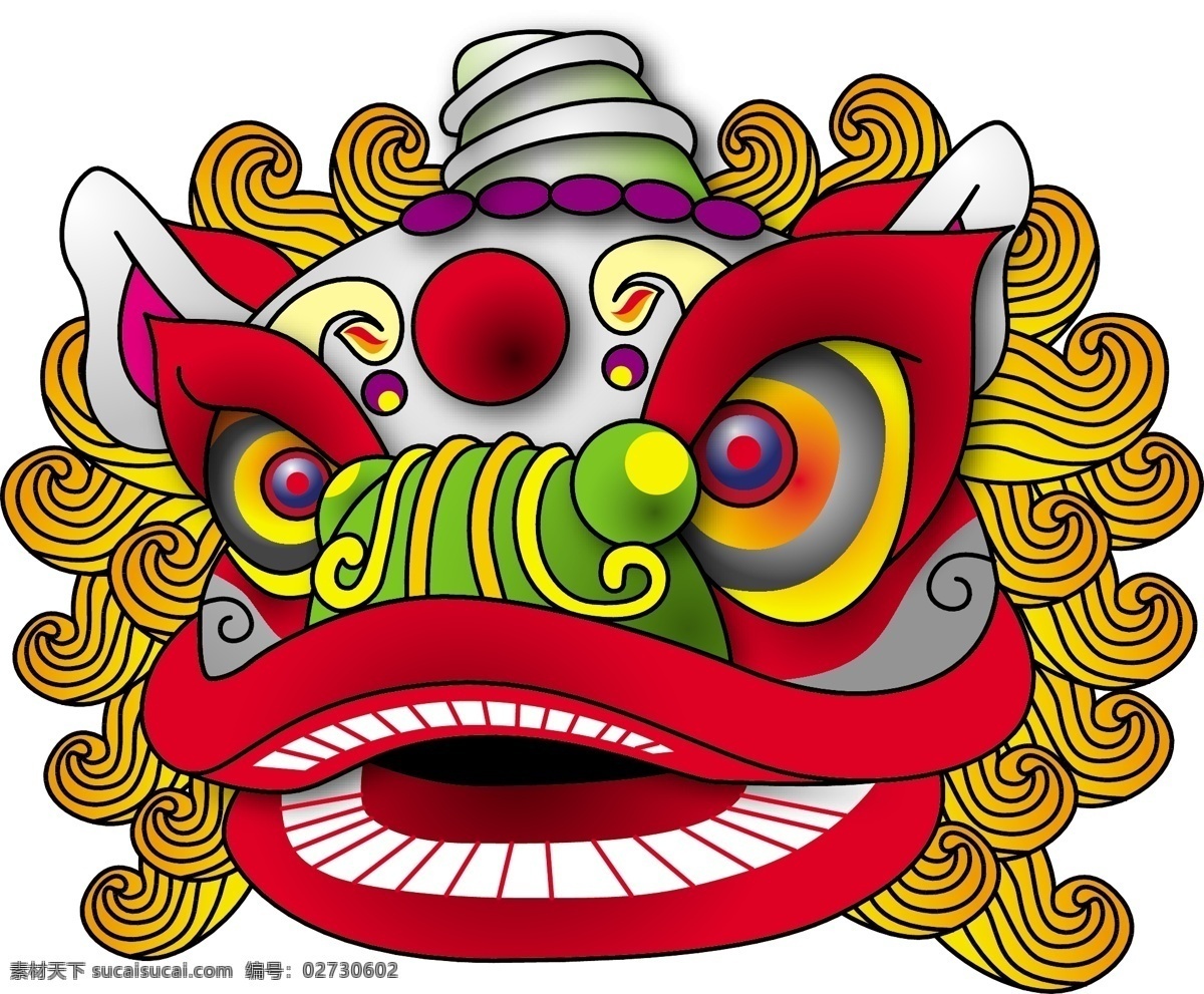 狮头 矢量 矢量素材 獅頭 向量 keyman 矢量图 其他矢量图
