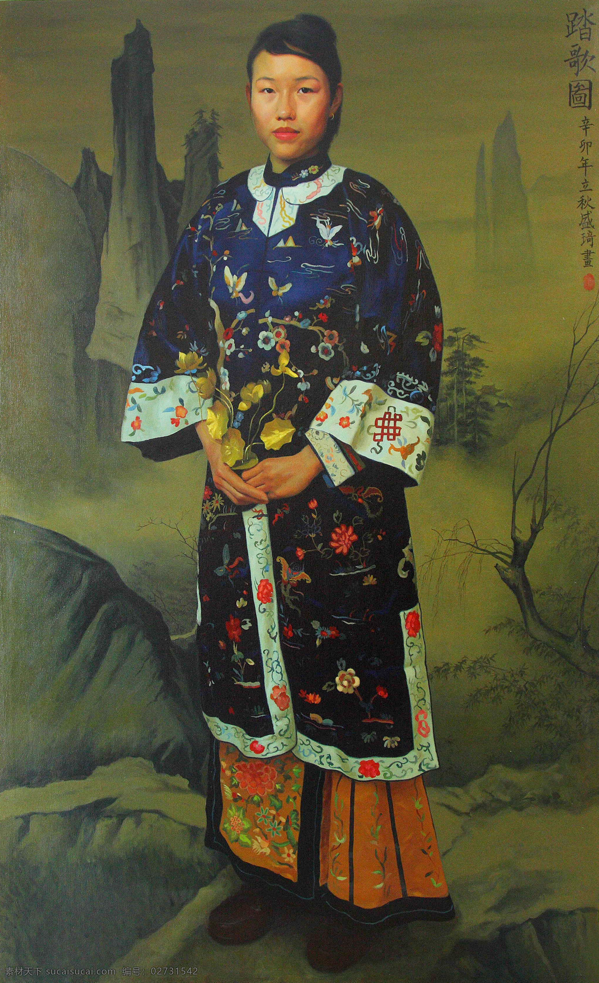 中国 古代 女性 油画 挂画 壁画 名画 油画写生 人物油画 绘画艺术 装饰画 绘画 文化艺术 艺术品 世界名画 书画文字