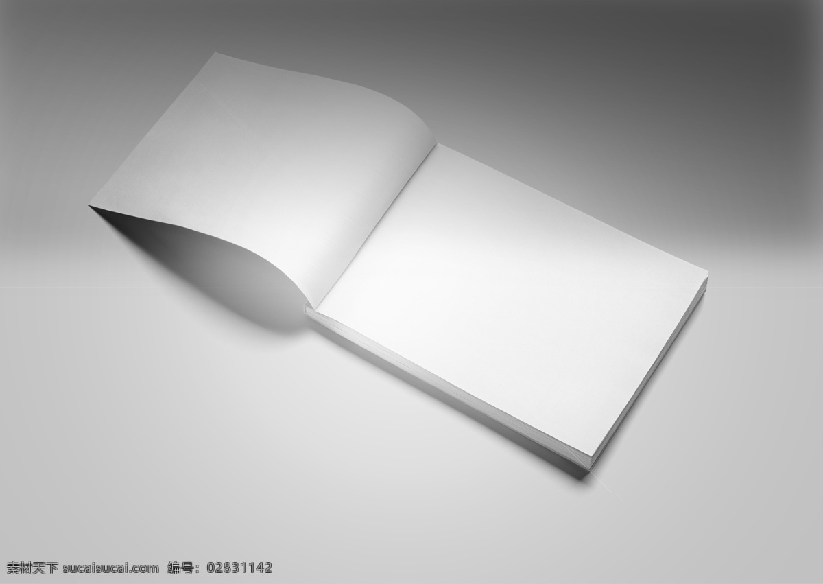 画册效果图 画册 效果图 空白 效果 矢量 灰色