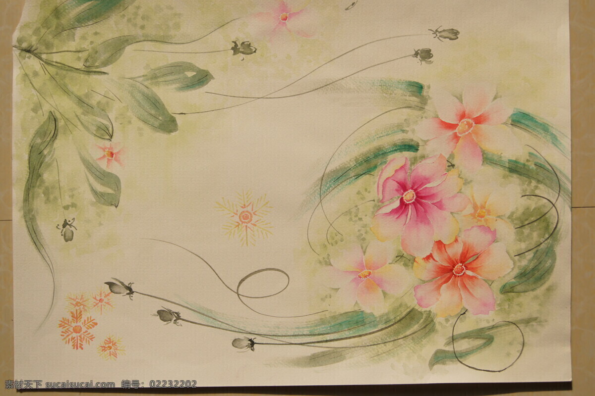 抽象花卉 服装 服装模板下载 服装设计素材 绘画书法 简约花卉 文化艺术 水彩手绘花卉 服装面料素材 手绘 花卉 植物 组合
