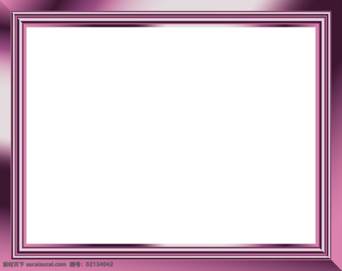 紫色金属相框 相框 边框 画框 矢量 紫色 金属 底纹边框 其他素材