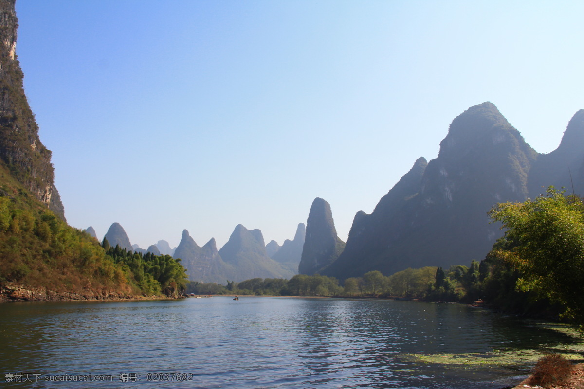 桂林风景 天空 蓝天白云 度假 风景 美景 自然景观 自然风景 旅游摄影 旅游 桂林 漓江 黑色