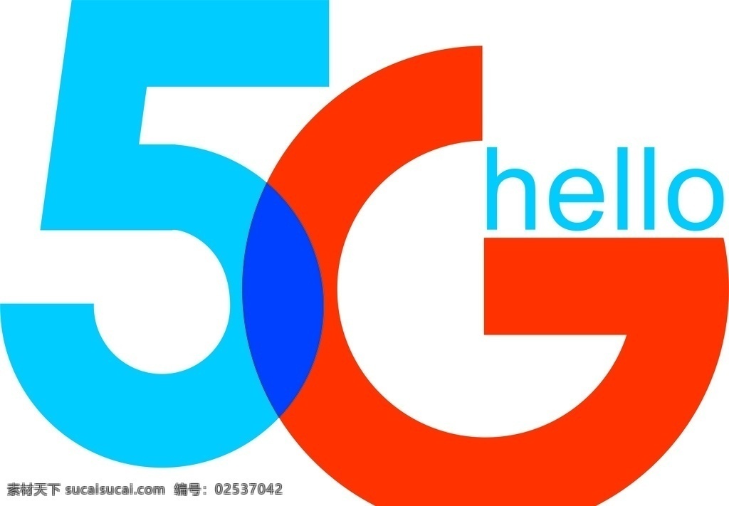 电信5g标志 电信 5g 标志 logo 矢量 高清 通信 hello 天翼 logo设计