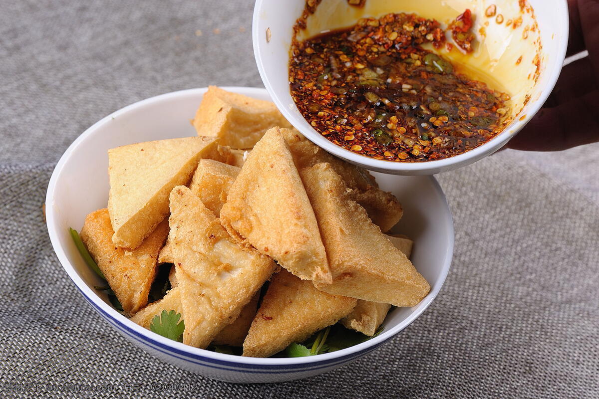 煎豆腐 豆腐 煎炸 小吃 美食 中餐 餐饮美食 传统美食
