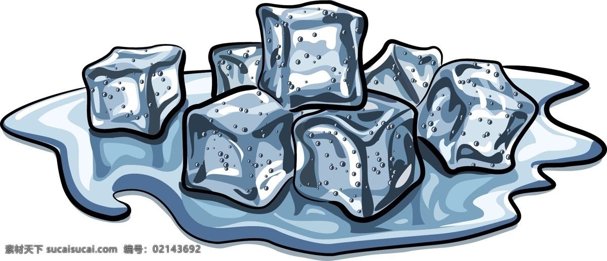 冰块图片 标识 标志 扁平 矢量 图标 简约 冰块 3d 冰桶 冰镇 冷饮 饮料 加冰 不加冰 冰 水 咖啡 红茶 绿茶 冰冻 结冰 模具 制冰机 共享分