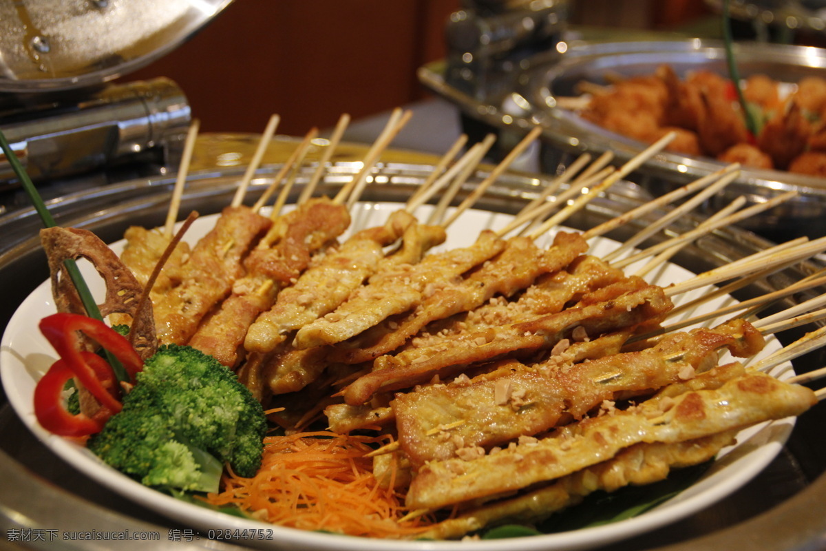 自助餐美食 美食 鱼 肉串 自助餐 传统美食 餐饮美食
