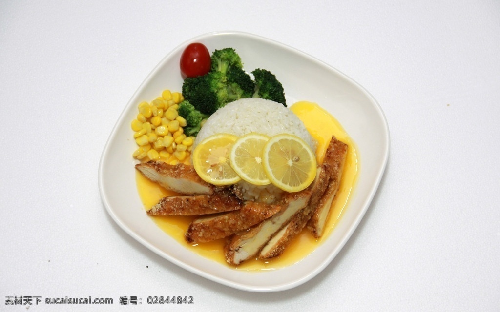 柠檬 蜜汁 鸡 排 饭 美食 餐饮 高品质照片 菜品 传统美食 餐饮美食