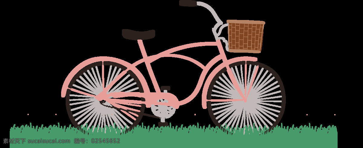 粉红色 自行车 插画 免 抠 透明 图 层 共享单车 女式单车 男式单车 电动车 绿色低碳 绿色环保 环保电动车 健身单车 摩拜 ofo单车 小蓝单车 双人单车 多人单车