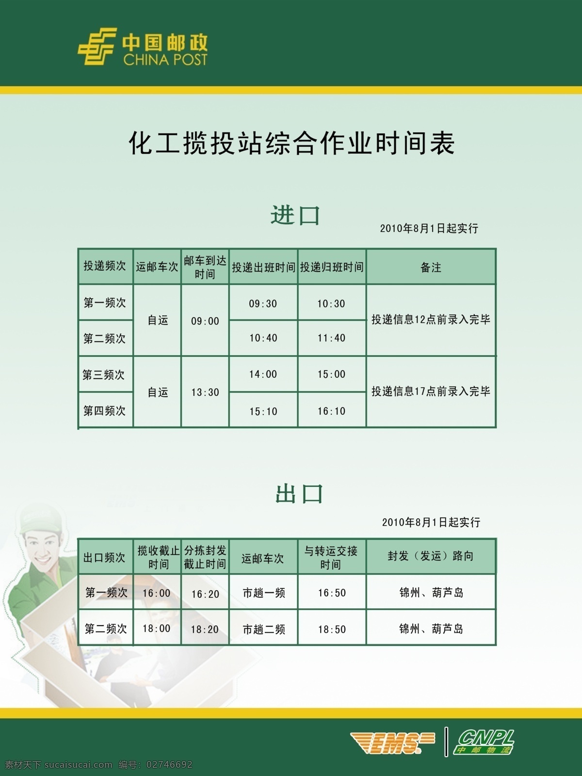 邮政 展板 标牌 广告设计模板 其他模版 源文件 邮政展板1 邮政速递展板 作业时间表 其他展板设计