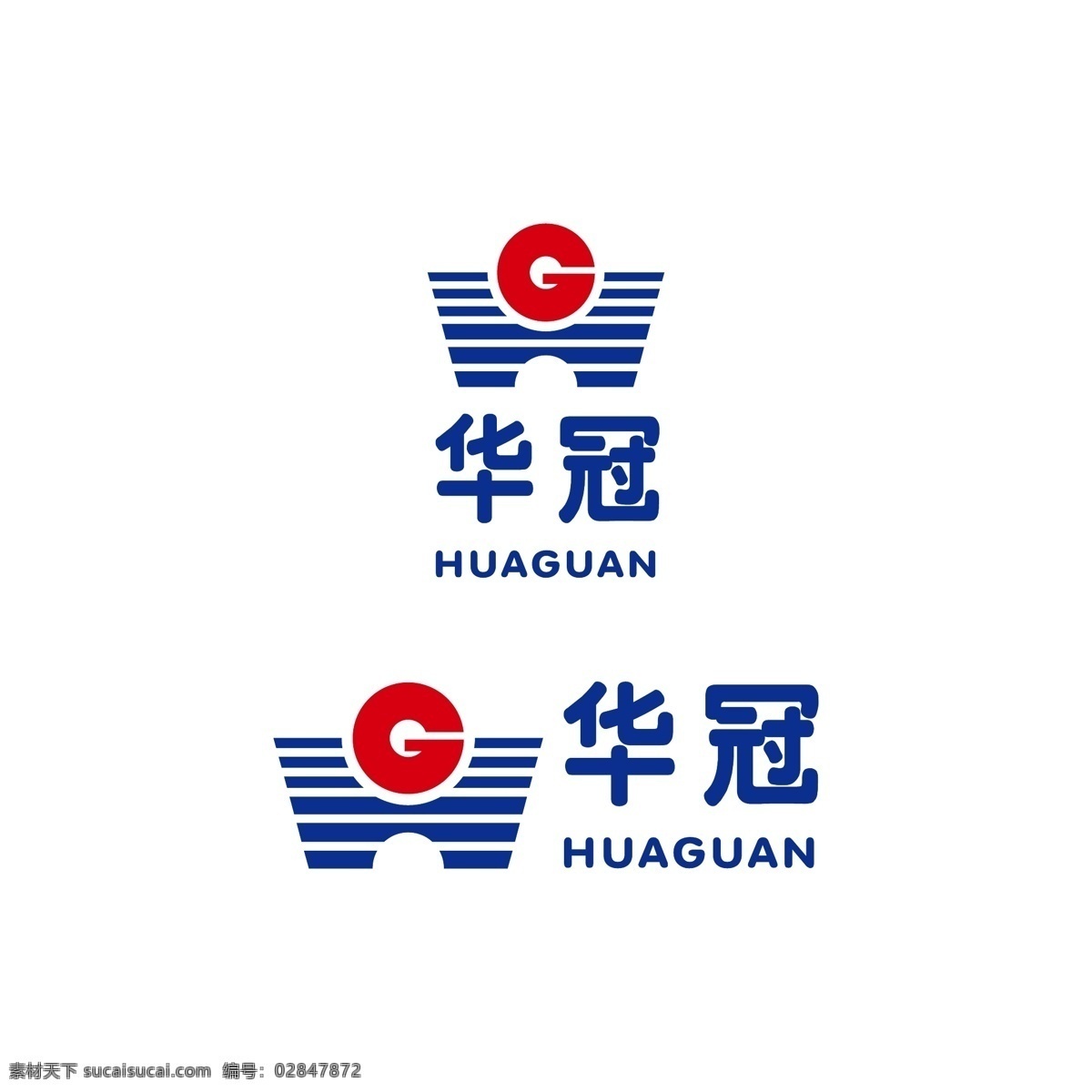 华冠 超市 logo 卖场 便利店 商超 绿色 黄色 红色 企业标志 公司标志 超市标志 商超标志 卖场标志 矢量 标志图标 企业logo 标志ai 标志 图标 企业
