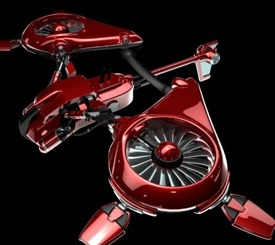 科幻 飞机模型 3d模型 机械 科幻飞机模型 3d模型素材 其他3d模型
