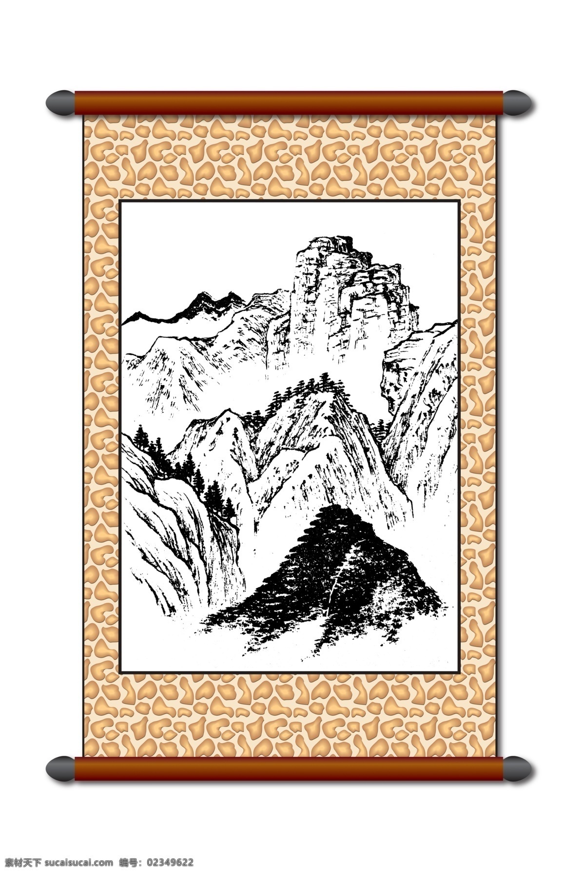 分层 白描 版画风景 传统画 风景 风景画 工笔 古画 模板下载 白描风景 山水画 山脉写生 线描 美术 黑白稿 卷轴画 挂画 中国风 艺术画 文化艺术 绘画书法 设计图库 源文件 家居装饰素材 山水风景画