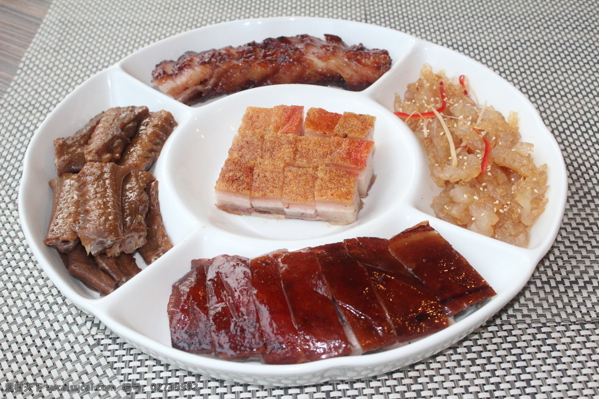 烧卤大拼盘 粤菜 广州菜 吊烧 红烧乳鸽 烧鹅 卤水 海蜇 叉烧 烧卤 拼盘 烧卤拼盘 红烧 烧腊 烧味 传统美食 餐饮美食