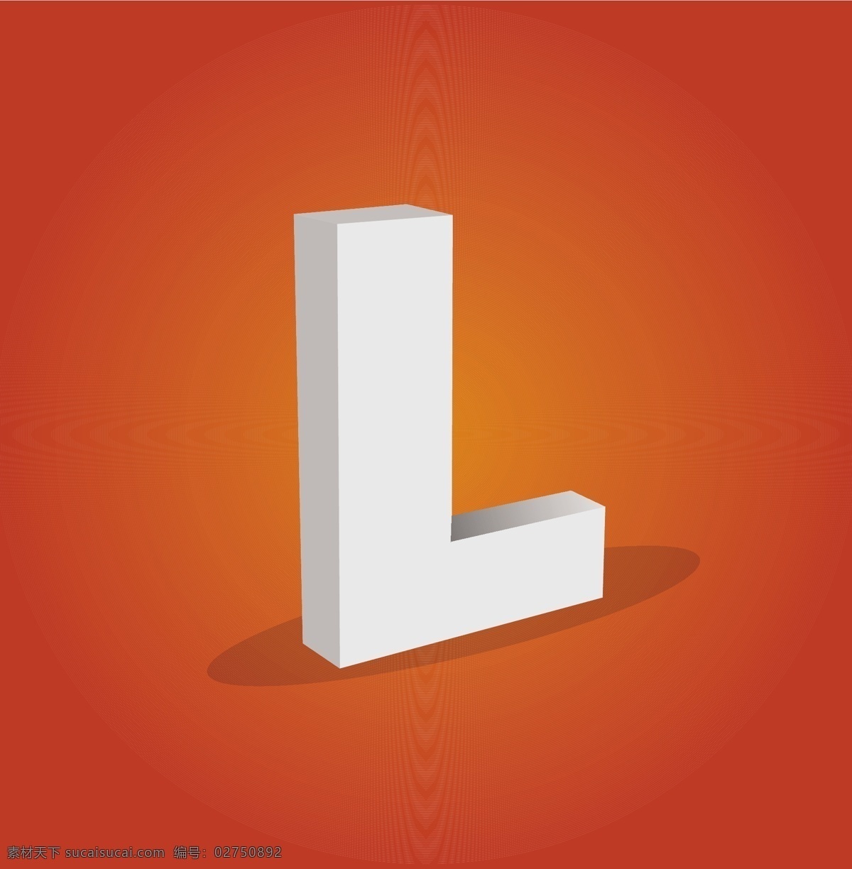 三维 矢量 字母 l 文本 矢量图 其他矢量图