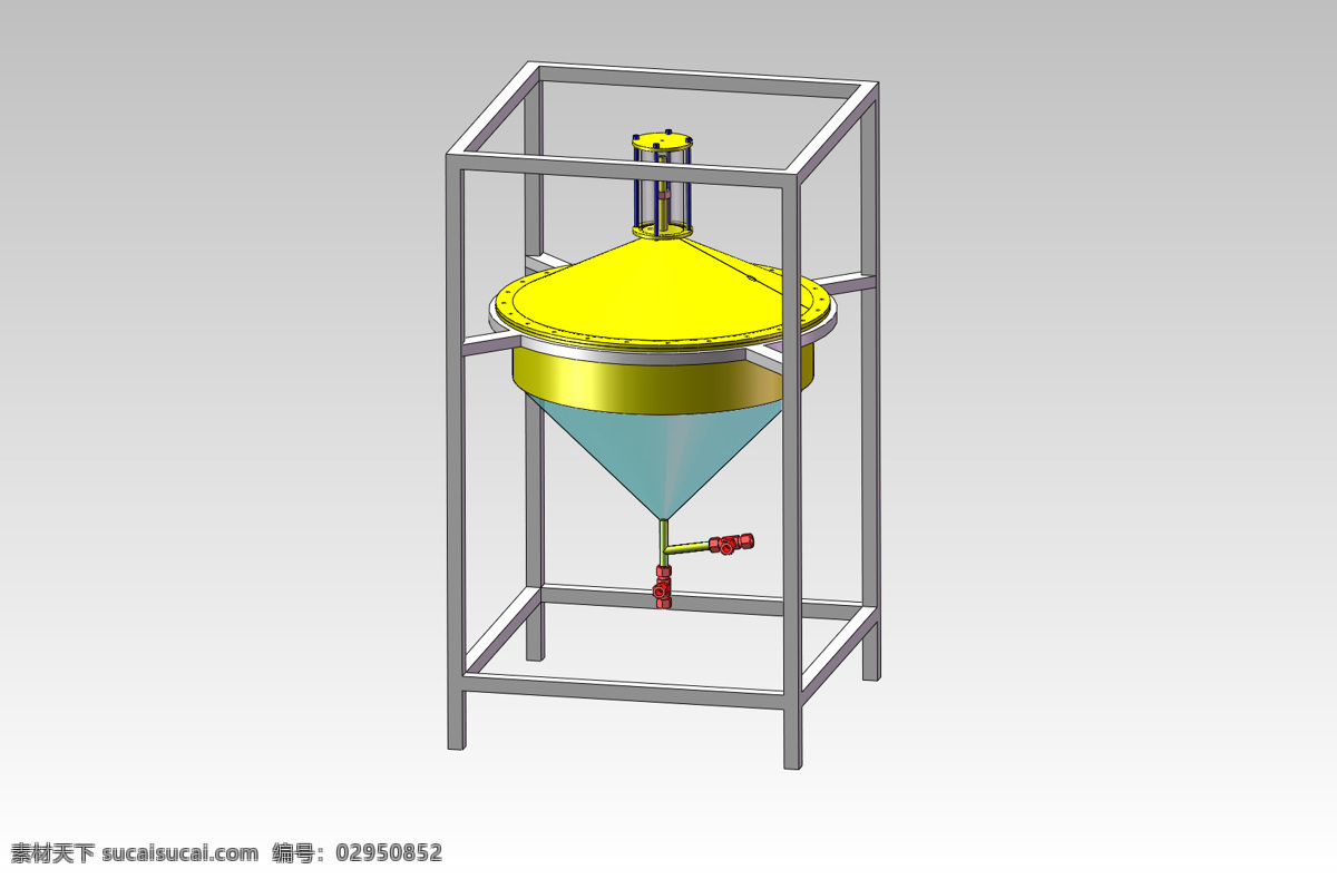 校准 容器 体积 50l 机械设计 3d模型素材 电器模型