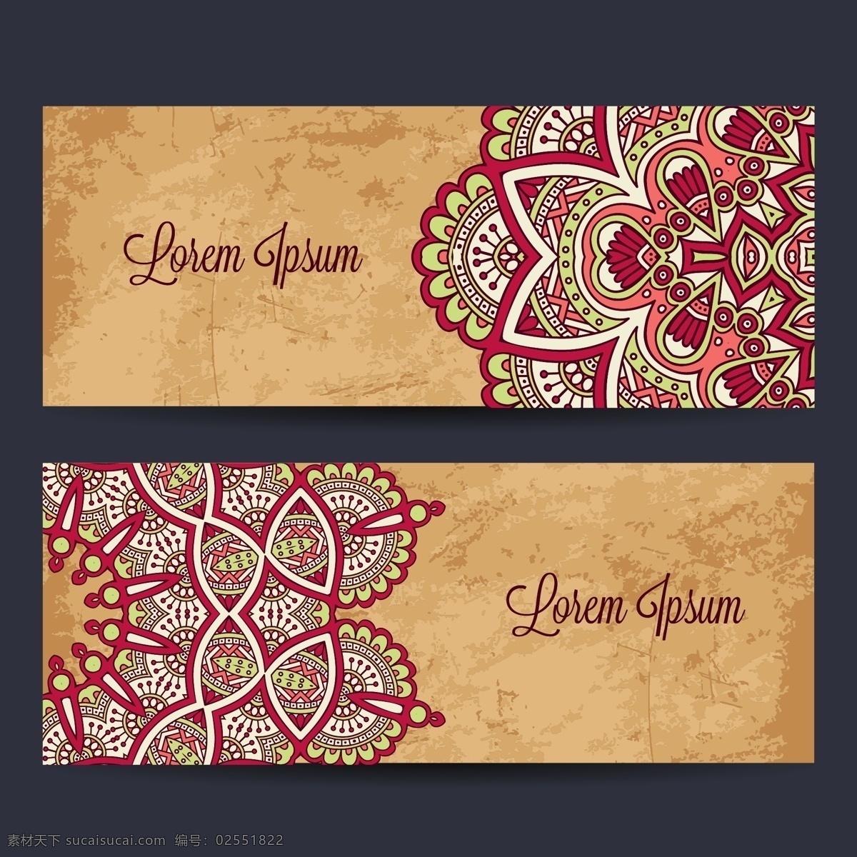 曼陀罗 横幅 花卉 抽象 装饰 网页 网站 阿拉伯语 印度 标题 形状 伊斯兰教 东方