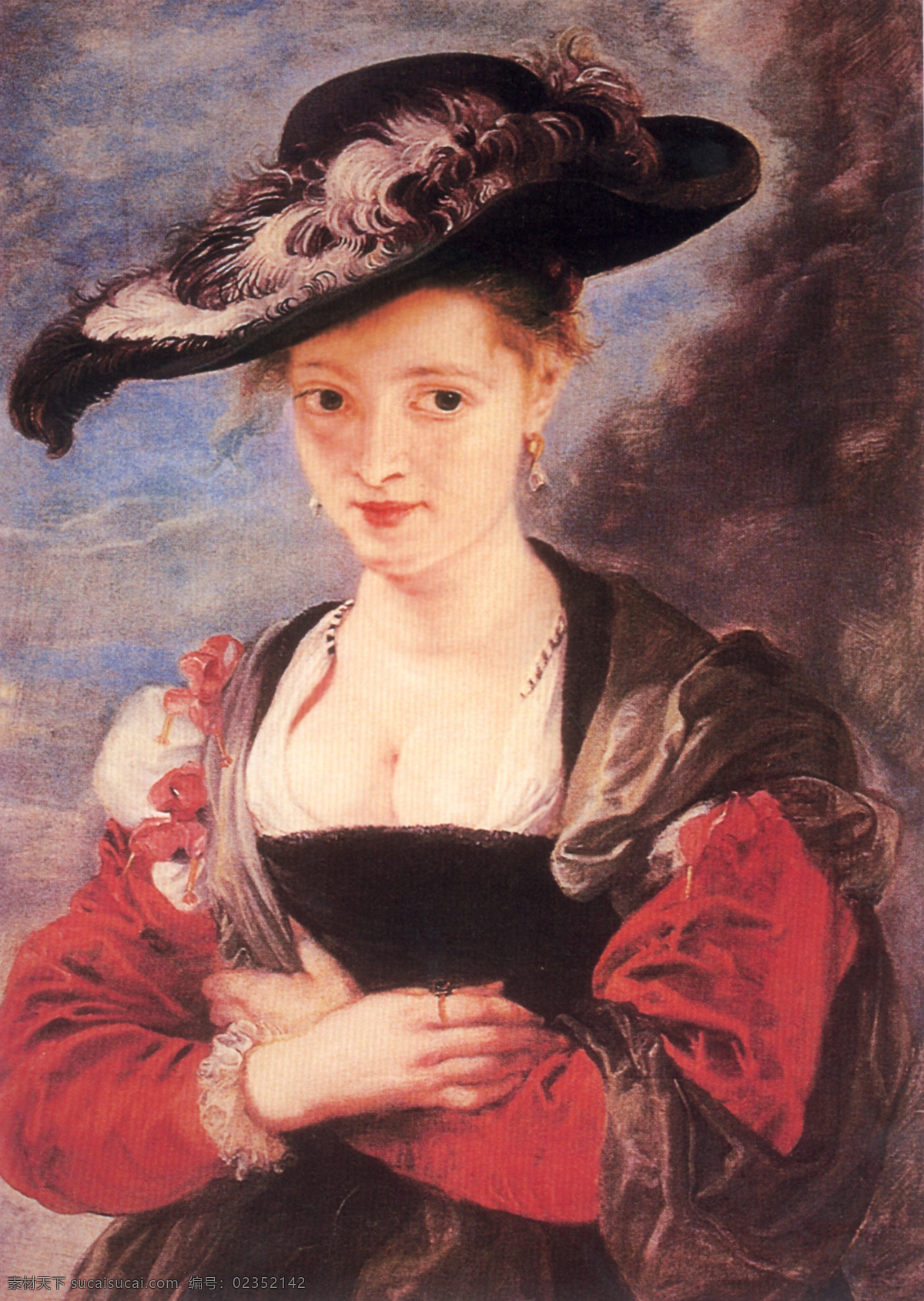 海伦娜 弗尔曼肖像 鲁本斯 世界名画 绘画书法 文化艺术