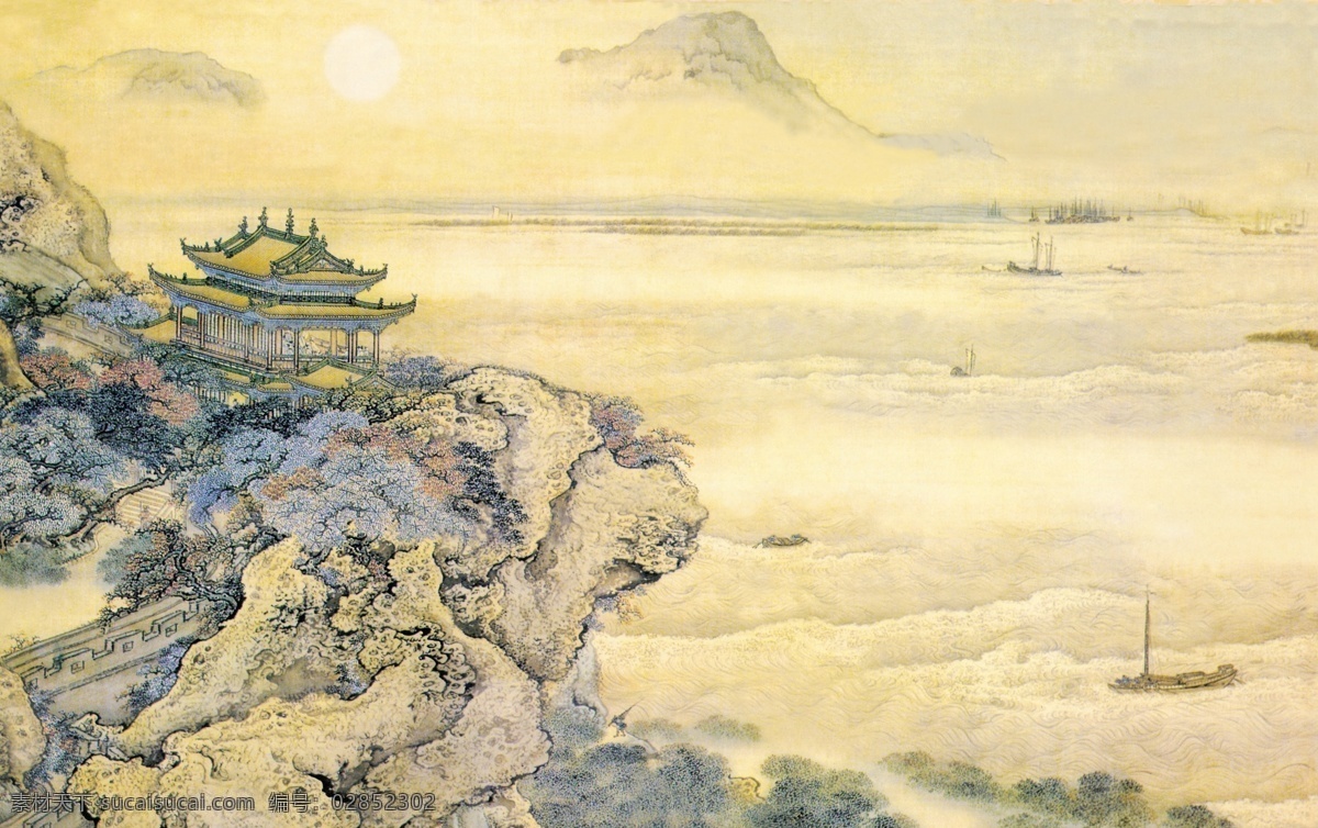 分层 源文件 风景画 工女 古画 古人 花瓶 民间艺术 民间艺术画 清明上河图 山水画 中国 民间 艺术品 中华刺绣 绣女 传统 元素 整合 节日素材 清明节