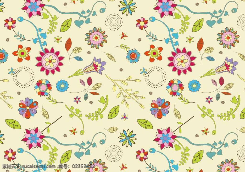 卡通 花纹 图案 ps插件 背景 底图 花朵 卡通花纹 卡通图案 填充 源文件 卡通花纹图案 ps填充 pat psd源文件