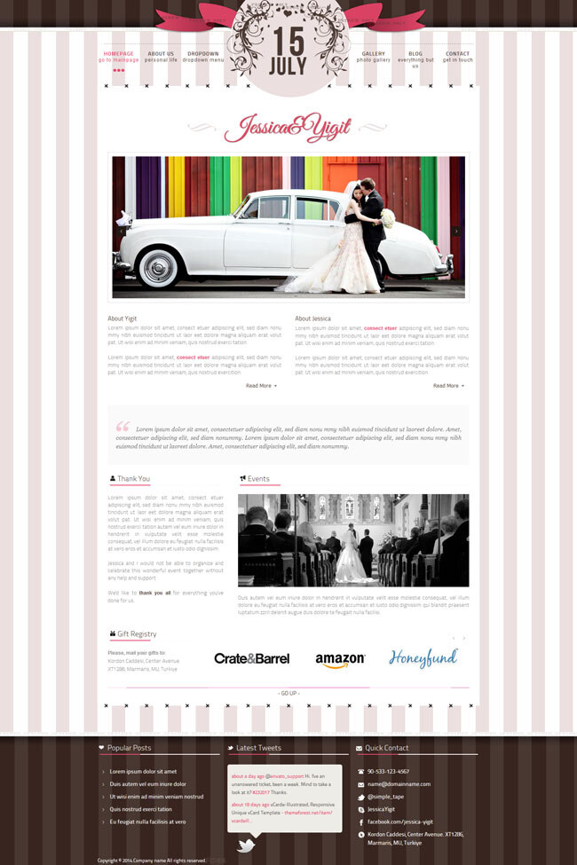 婚礼 教堂 html 网站 模板 html模板 婚纱摄影 企业网站 网页素材 网页模板