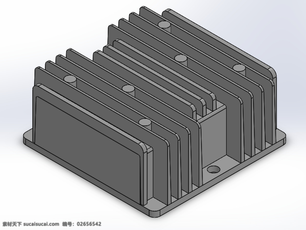 dcdc 转换器 48v 电源 变换器 遥控潜水器 直流 3d模型素材 其他3d模型