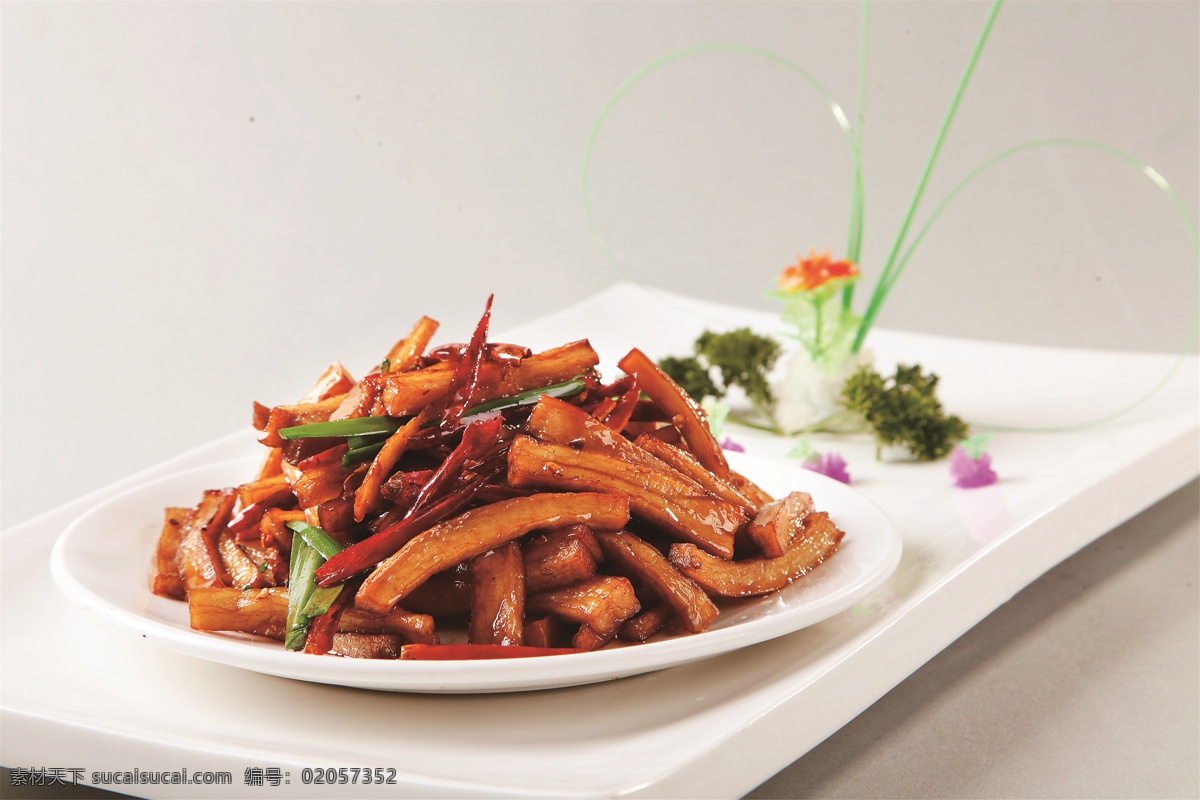 小炒杏鲍菇 美食 传统美食 餐饮美食 高清菜谱用图