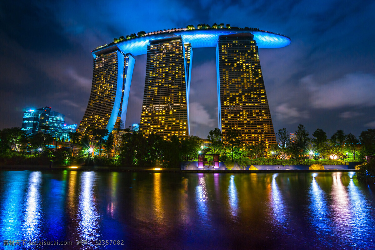 时尚 建筑 夜景 时尚建筑夜景 新加坡建筑 城市风景 城市建筑 美丽城市风光 美丽景色 风景摄影 城市夜景 城市风光 环境家居