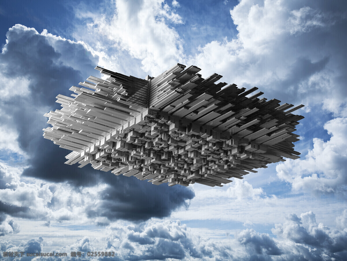 3d 立体 抽象 图形 立体3d 抽象立体 抽象形状 抽象三维图案 天空背景 云朵云层 蓝天白云 风景 其他类别 生活百科