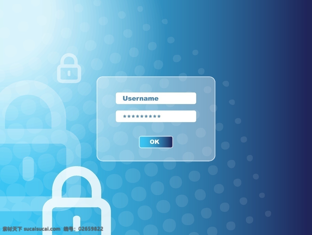 网页 登陆 页面 矢量 科技 网页模板 网页设计 登陆页面设计 蓝色 网页素材