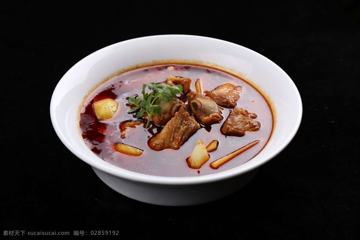 排骨烧土豆 排骨 红烧排骨 土豆 香菜 餐饮美食 传统美食