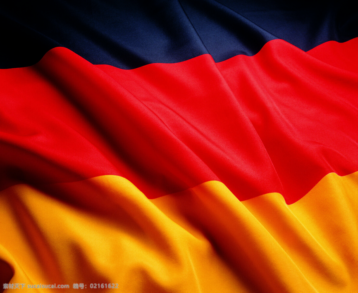 德国国旗 德国 国旗 飘扬 鲜艳 色彩 文化艺术