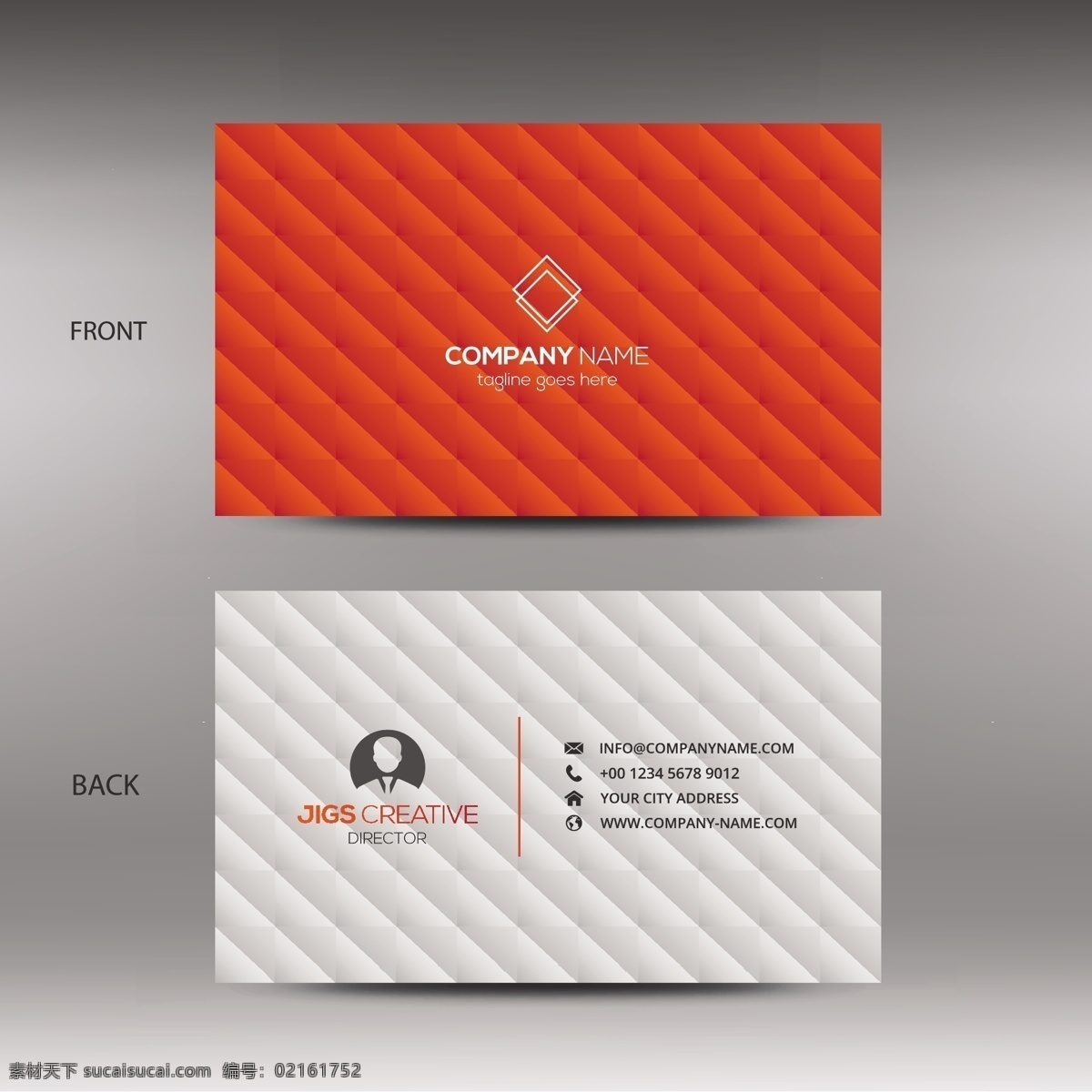 橙 灰色 商务 名片 商标 抽象 卡片 模板 办公室 橙色 展示 文具 公司 抽象标志 企业标识 品牌 现代 身份