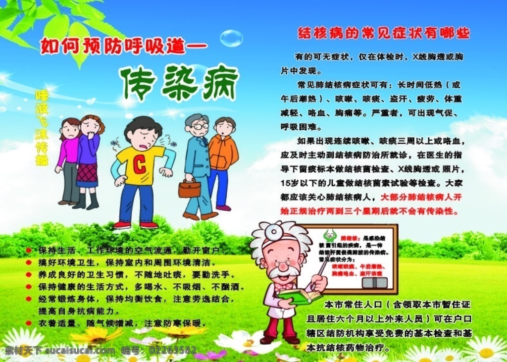 传染病防治 传染病 健康教育 生活小知识 呼吸道传染病 结核病