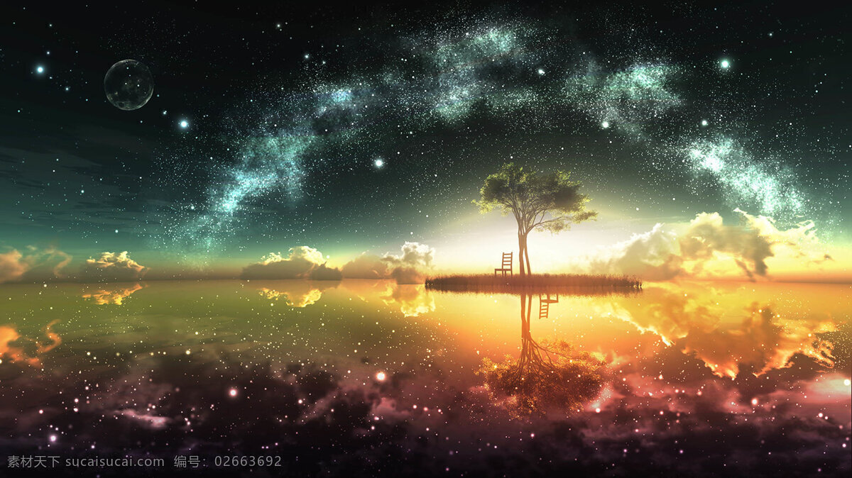炫 酷 星空 创意 背景 炫酷 桌面 背景图片