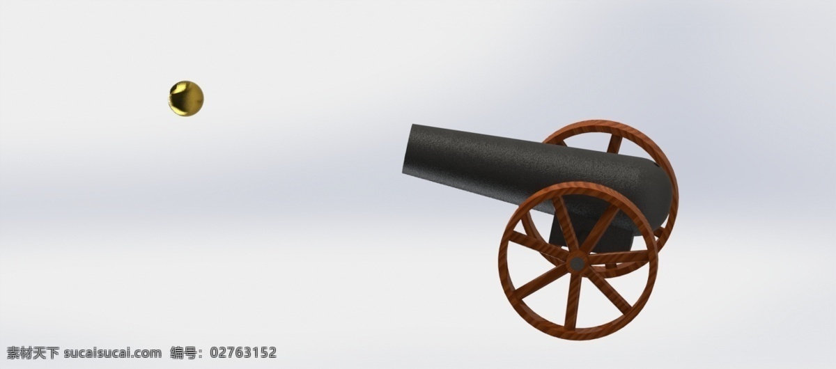 旧 世纪 大炮 旧世纪的大炮 3d模型素材 其他3d模型