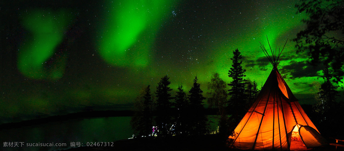 永恒的极光 极光 加拿大 黄刀镇 原住民营区 canada yellowknife aurora 摄影图 自然景观 自然风景