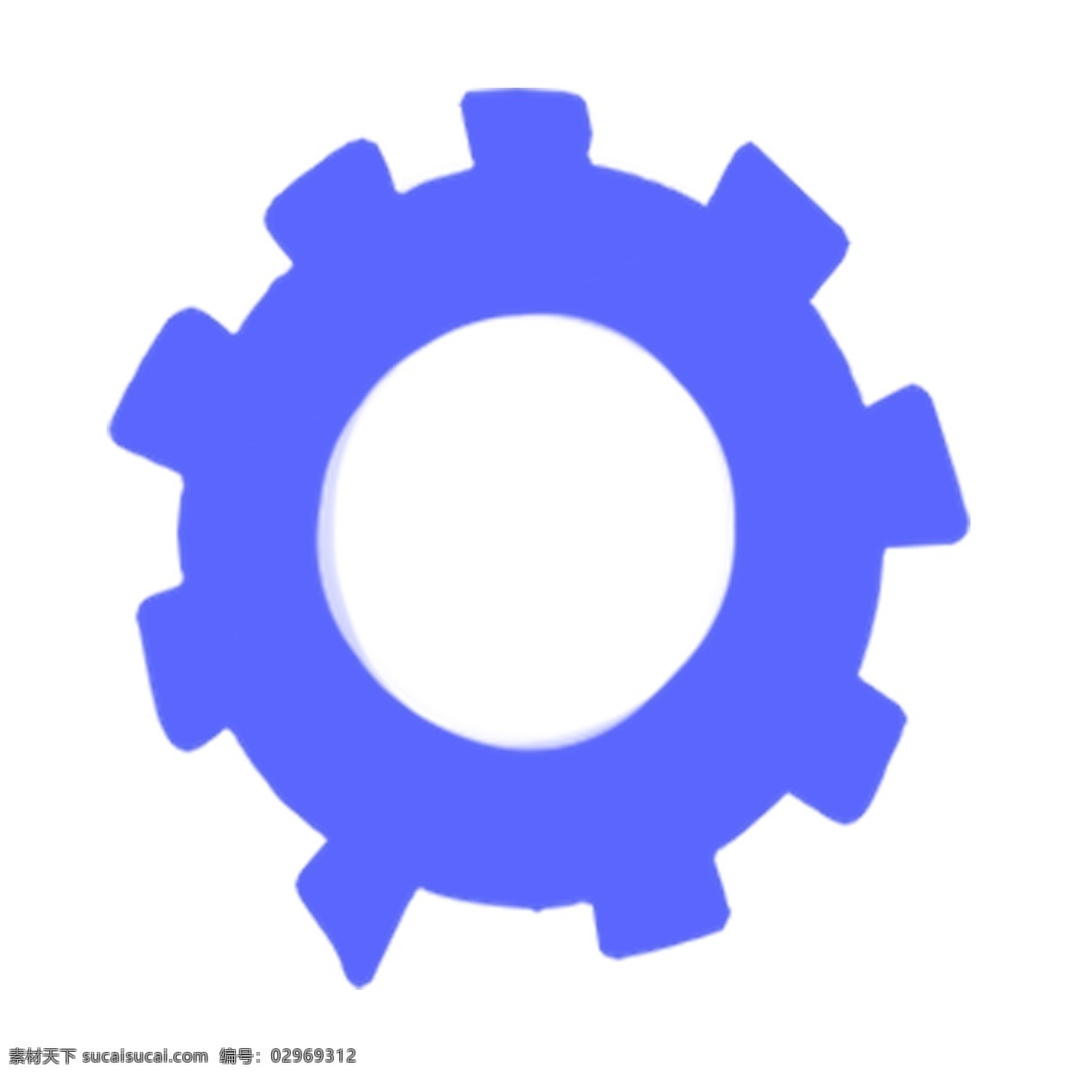 蓝色 创意 圆弧 齿轮 元素 纹理 质感 旋转 科技 科幻 扁平化 梦幻 效率 装饰 圆环