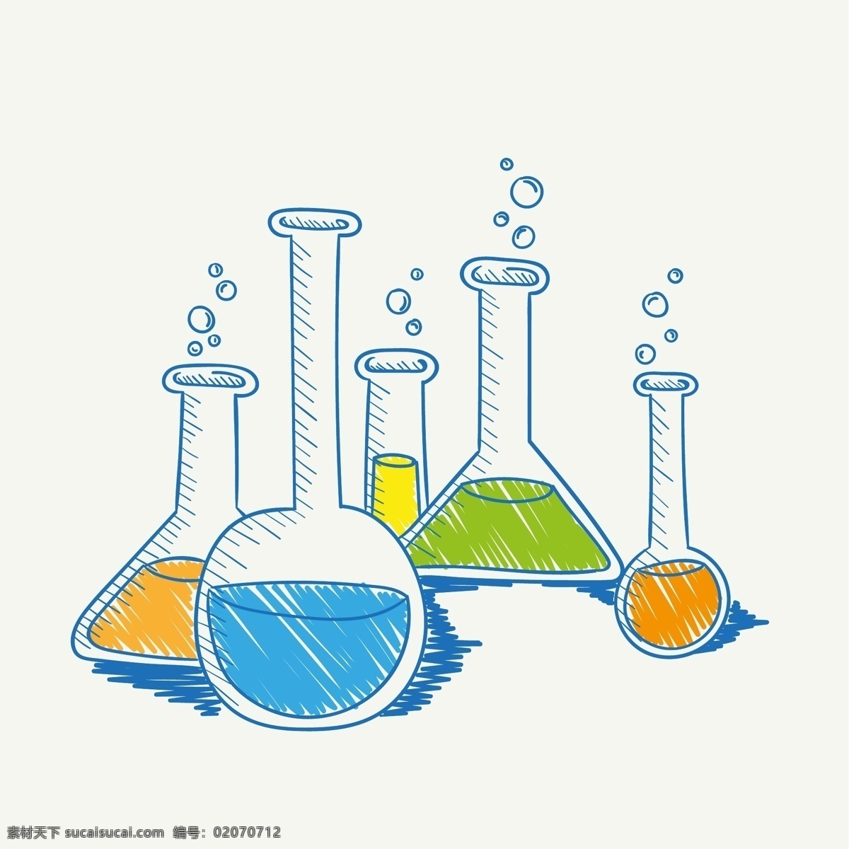 科学实验 科学研究 医学研究 医学实验 化学研究 化学实验 实验室 科研人员 实验器皿 试管 烧杯 量筒 化学试剂 科研器材 卡通设计