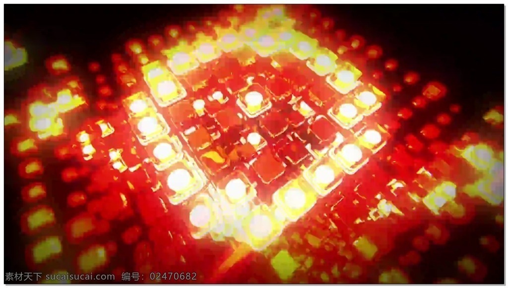 燃烧 光 视频 层叠 正方形 动感 视频素材 动态视频素材