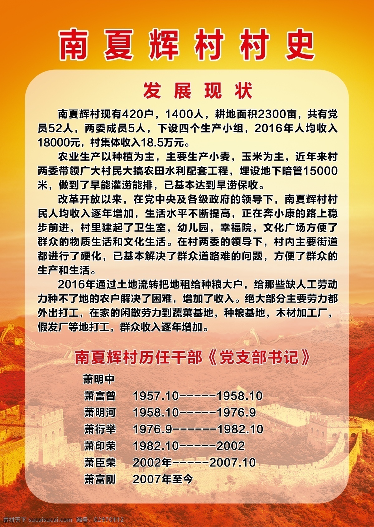 村志 碑文化 新农村 古典背景 简介 村史