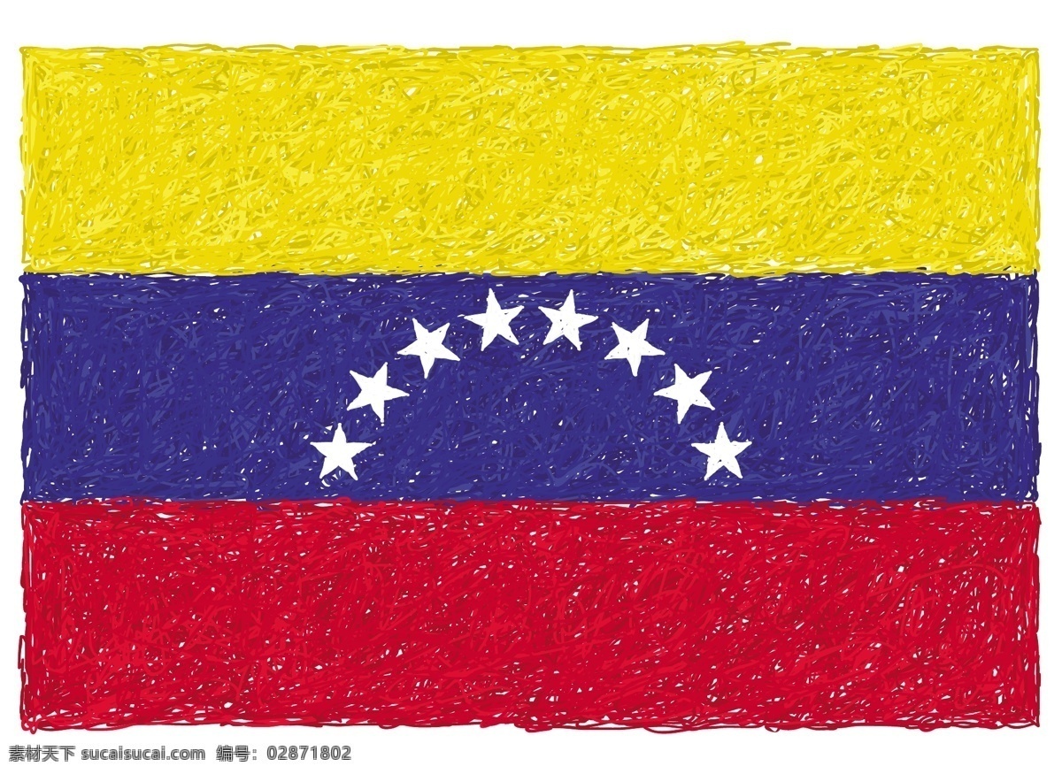 委内瑞拉国旗 黄色